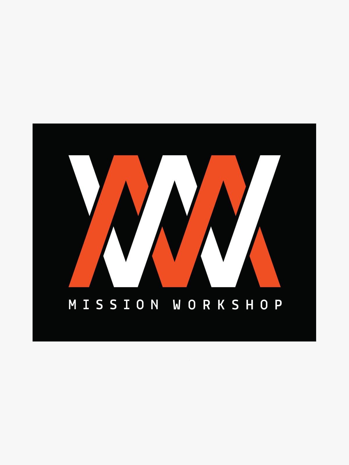 MW Stickers by Mission Workshop - Weatherproof Bags & Technical Apparel - San Francisco & Los Angeles - Built to endure - Guaranteed forever