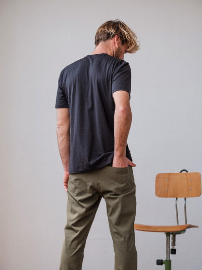 Mive washa banding pants-4col