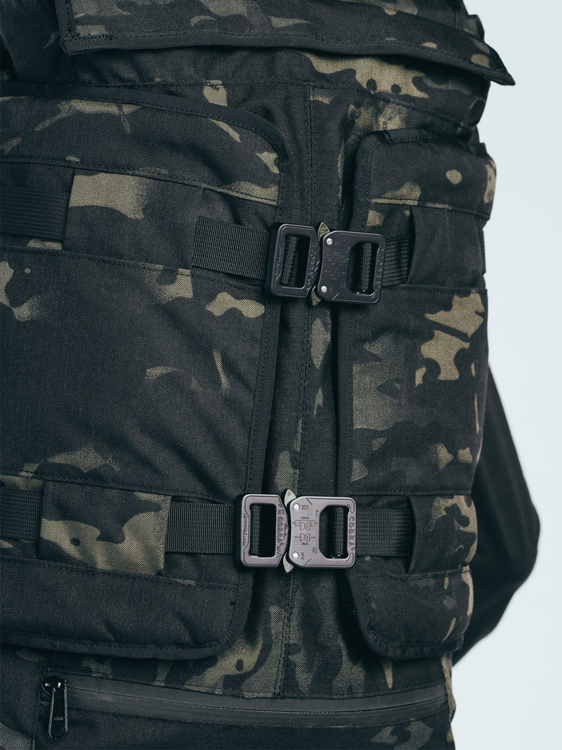 Cobra® Buckle Set : Black Camo Rhake by Mission Workshop - Weatherproof Bags & Technical Apparel - San Francisco & Los Angeles - Built to endure - Guaranteed forever