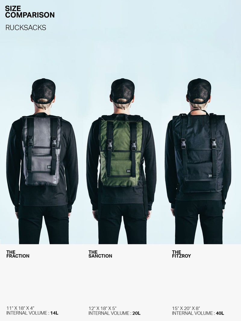 Fraction : AP by Mission Workshop - Weatherproof Bags & Technical Apparel - San Francisco & Los Angeles - Built to endure - Guaranteed forever