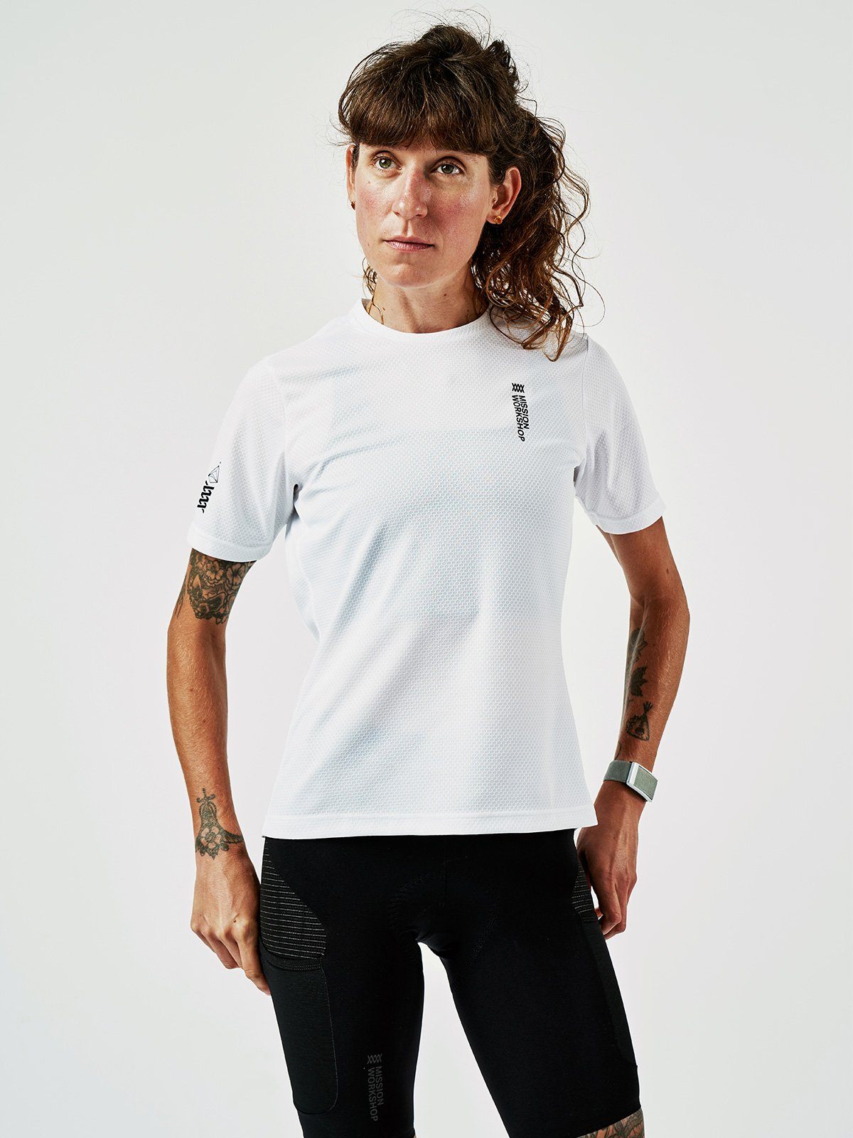 Mission Pro Tech Tee Women's by Mission Workshop - Weatherproof Bags & Technical Apparel - San Francisco & Los Angeles - Built to endure - Guaranteed forever
